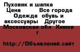 Пуховик и шапка  Adidas  › Цена ­ 100 - Все города Одежда, обувь и аксессуары » Другое   . Московская обл.,Химки г.